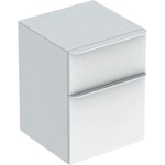 LOW CABINET SMYLE SQUARE WHITE, HIGH-GLOSS