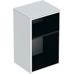 LOW CABINET, OPEN SMYLE SQUARE WHITE, HIGH-GLOSS
