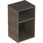 LOW CABINET, OPEN SMYLE SQUARE HICKORY, WOOD-TEXTURE