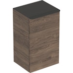 LOW CABINET SMYLE SQUARE HICKORY, WOOD-TEXTURE