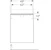 geberit Cabinet for washbasin smyle sq white, high-gloss
