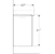 geberit Cabinet for washbasin smyle sq white, high-gloss