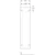geberit Tall cabinet xeno² scultura grey, wood-texture