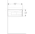 geberit Cabinet for washbasin xeno² scultura grey, wood-texture
