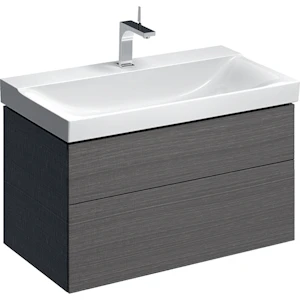 geberit Cabinet for washbasin xeno² scultura grey, wood-texture
