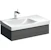geberit Cabinet for washbasin xeno² scultura grey, wood-texture