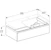 geberit Cabinet for washbasin xeno² scultura grey, wood-texture