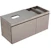 geberit Alakaappi citterio ruskeanharmaa lasi/tammi beige
