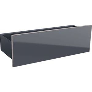 geberit Vägghylla acanto lava matt/blank glas
