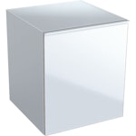 LOW CABINET ACANTO WHITE HIGH-GLOSS/SHINY GLASS