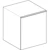 geberit Low cabinet acanto sand grey matt/shiny glass