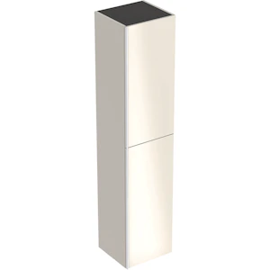 geberit Tall cabinet acanto sand grey matt/shiny glass