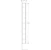 geberit Tall cabinet acanto black matt/shiny glass
