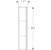 geberit High-level cabinet acanto lava matt/shiny glass