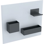 MAGNETIC BOARD ACANTO WITH STORAGE BOXES