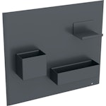 MAGNETIC BOARD ACANTO WITH STORAGE BOXES