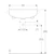 geberit Washbasin semirecessed geberit 500.681.01.1 variform