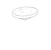 geberit Washbasin countertop geberit 500.720.01.2 variform