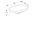 geberit Washbasin countertop geberit 500.728.01.2 variform