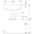 geberit Washbasin semirecessed geberit 500.782.00.2 variform keratect