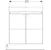 ido Washbasin cabinet ido light 600x470x580mm white