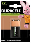 ACKU NIMH DURACELL AKUT DURACELL RECHARGEABLE 9V NI-MH