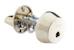 abloy Låsinsats och vred abloy cy001 borstad mässing
