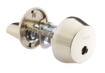 CYLINDER W LEVER CY001 BRUSHED BRASS
