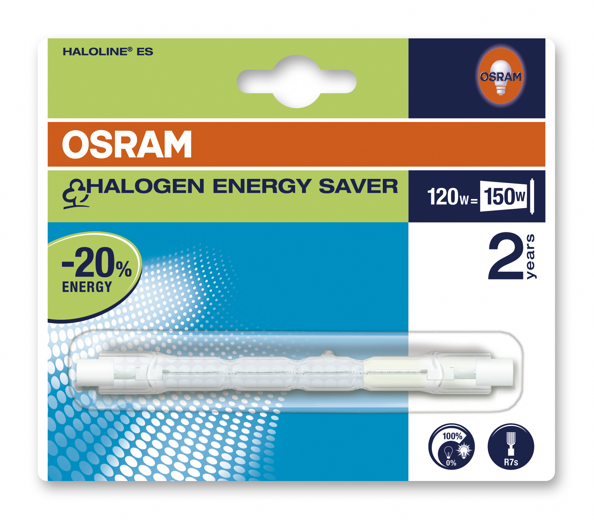 HALOGENRÖR OSRAM ENERGYS 74,9MM120W