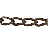 SMALL CHAIN 2X11X7MM MAT BRASS 20013