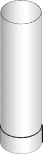 harvia Rökrör harvia wz11550 0,5m