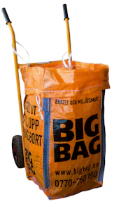 big bag Säck small orange 45x45x82 cm