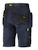 snickers workwear Työshortsit snickers 6904-9504 navy-musta koko 56