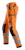 snickers workwear Työhousut snickers 6332-5504 oranssi-musta koko 250