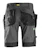 snickers workwear 3/4-housut snickers 6905-5804 harmaa-musta koko 108