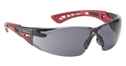 SAFETY SPECTACLES BOLLÉ SAFETY RUSH SMOKE RED-BLA PLAT