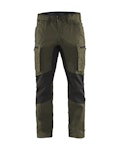 Trousers Blåkläder Size C44 Dark olive green/Blac