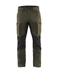 Trousers Blåkläder Size C60 Dark olive green/Blac