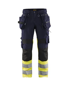 blåkläder Varselbyxa blåkäder storlek c50 blå/gul