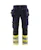 blåkläder Trousers blåkläder size c60 navy blue/yellow