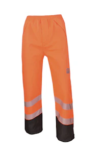 prof Shell byxor hi-vi orange m
