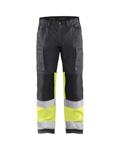 blåkläder Trousers blåkläder size c62 grey/highvis yellow