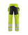 blåkläder Trousers blåkläder size c62 highvis yellow/grey