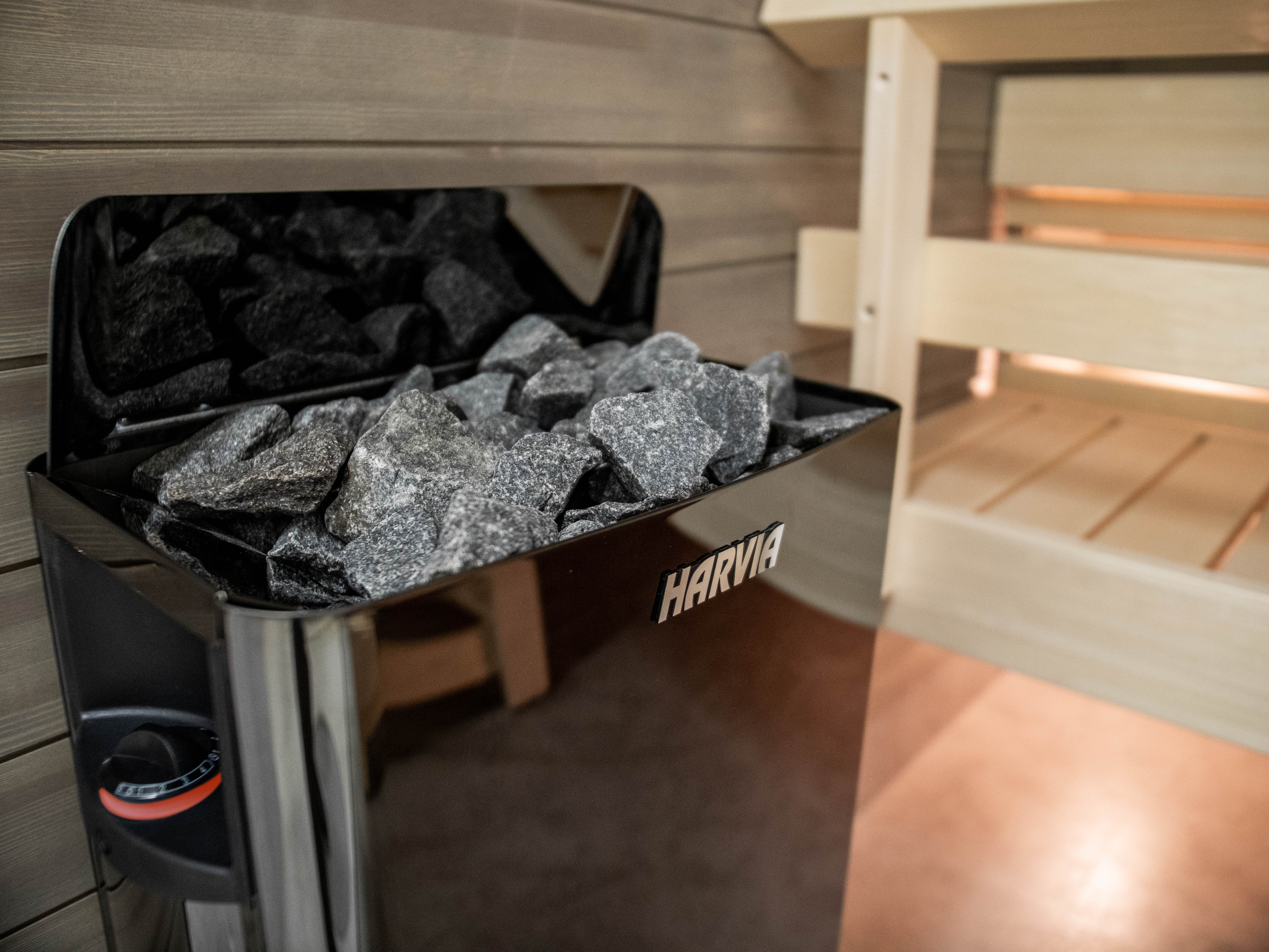 harvia Bastuaggregat harvia sw80 black steel