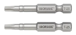 SCREW BIT IRONSIDE TX25 1/4" 50MM 2 PCS