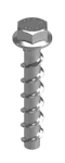 BETONIRUUVI SORMAT S-CSA+ HEX 8X55/5 SÄHKÖSINKITTY 5KPL