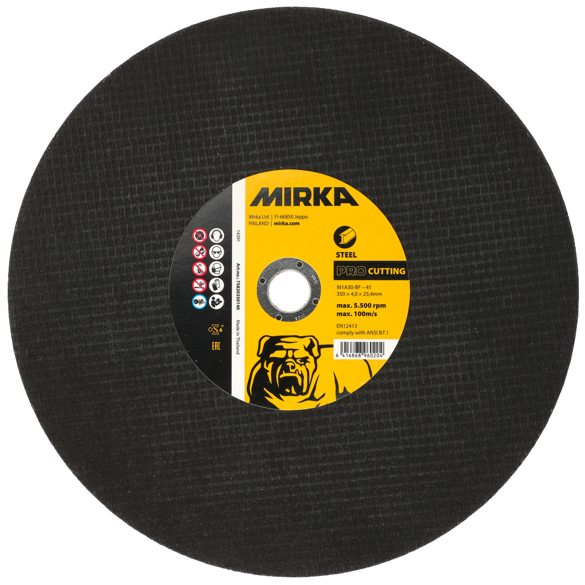 mirka Katkaisulaikka mirka pro 400x45x254mm m1a30-bf teräs