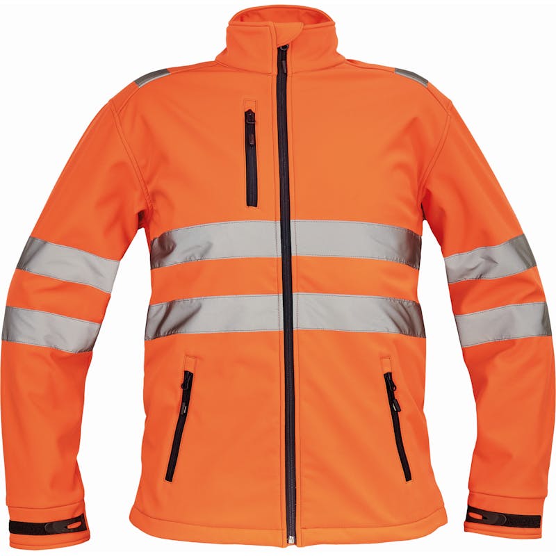 SOFTSHELL JACKET MURCIA HV ORANGE LK 2 XXL