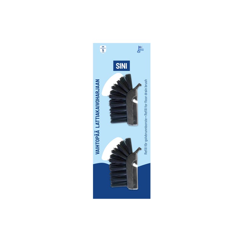 sini Refill golvbrunnsborste 2 st
