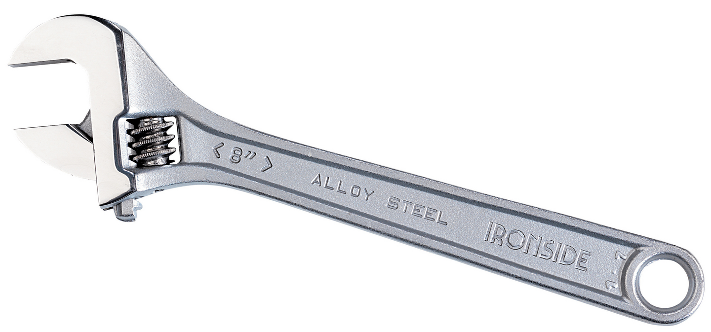ADJUSTABLE WRENCH IRONSIDE 8 INCH